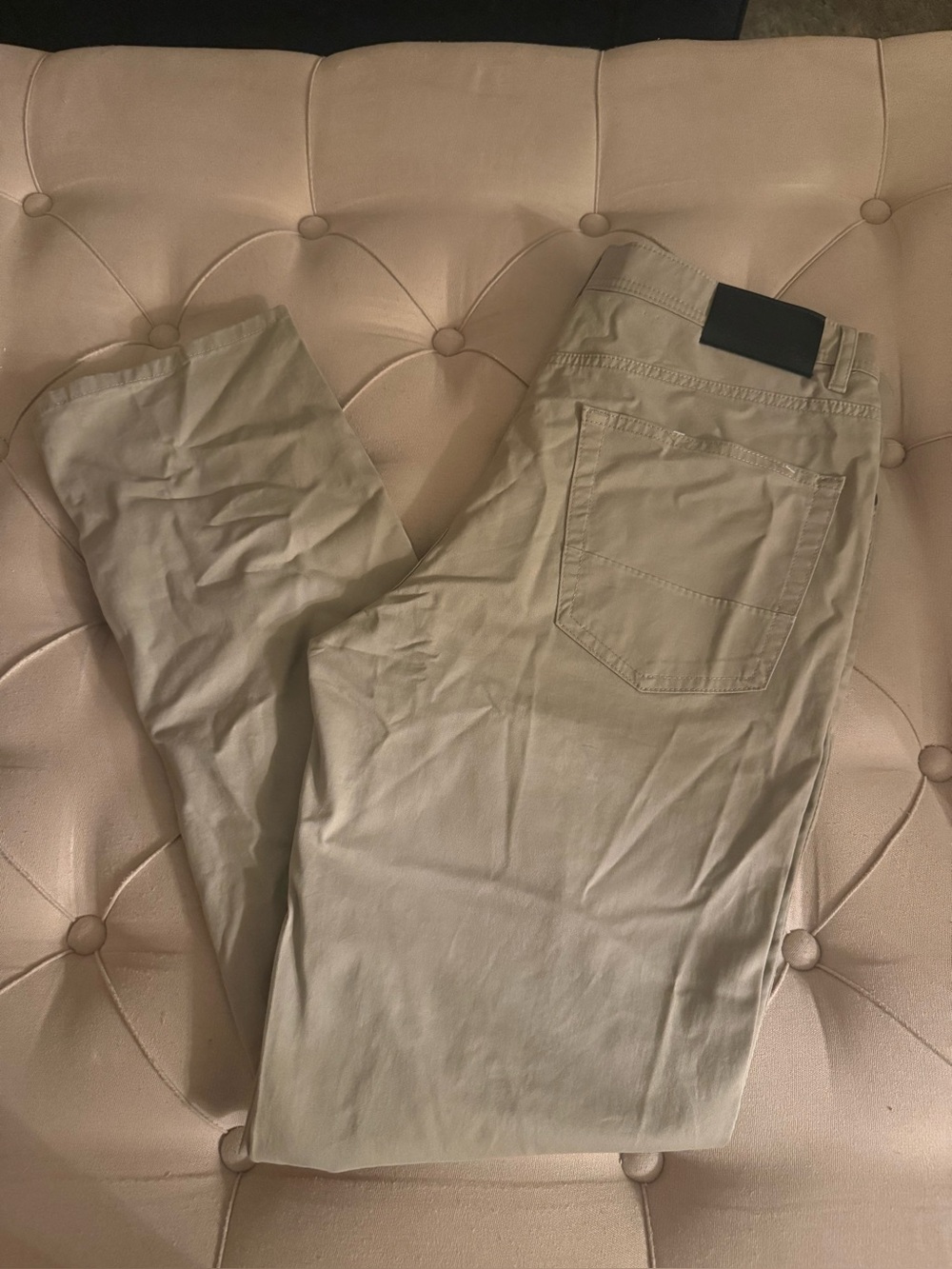 Alfani Men's Pants Beige with Black Label